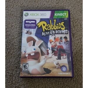 Rabbids: Alive & Kicking (Xbox 360) - Complete with Manual